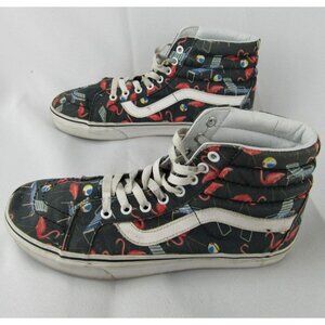 Vans SK8 Hi High Top Reissue Mens Black Pool Flamingo Shoes Size US Mens 8.5